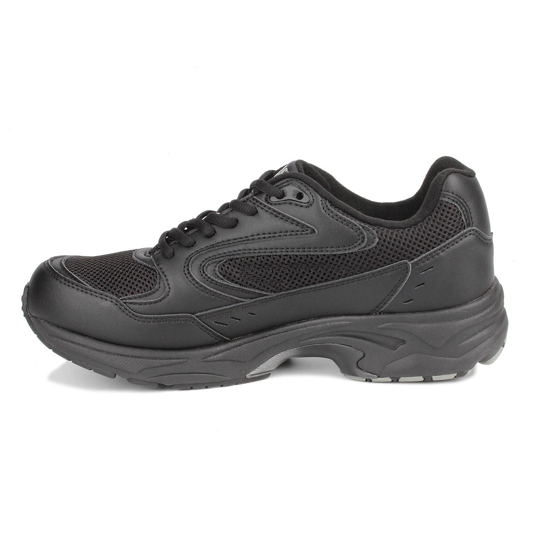 Lance Lightweight Arch Support Sneaker, BLACK, alternate image number 3