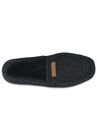 Mens Faux Wool Mocassin Slipper With Velour Lining Slippers, , alternate image number null