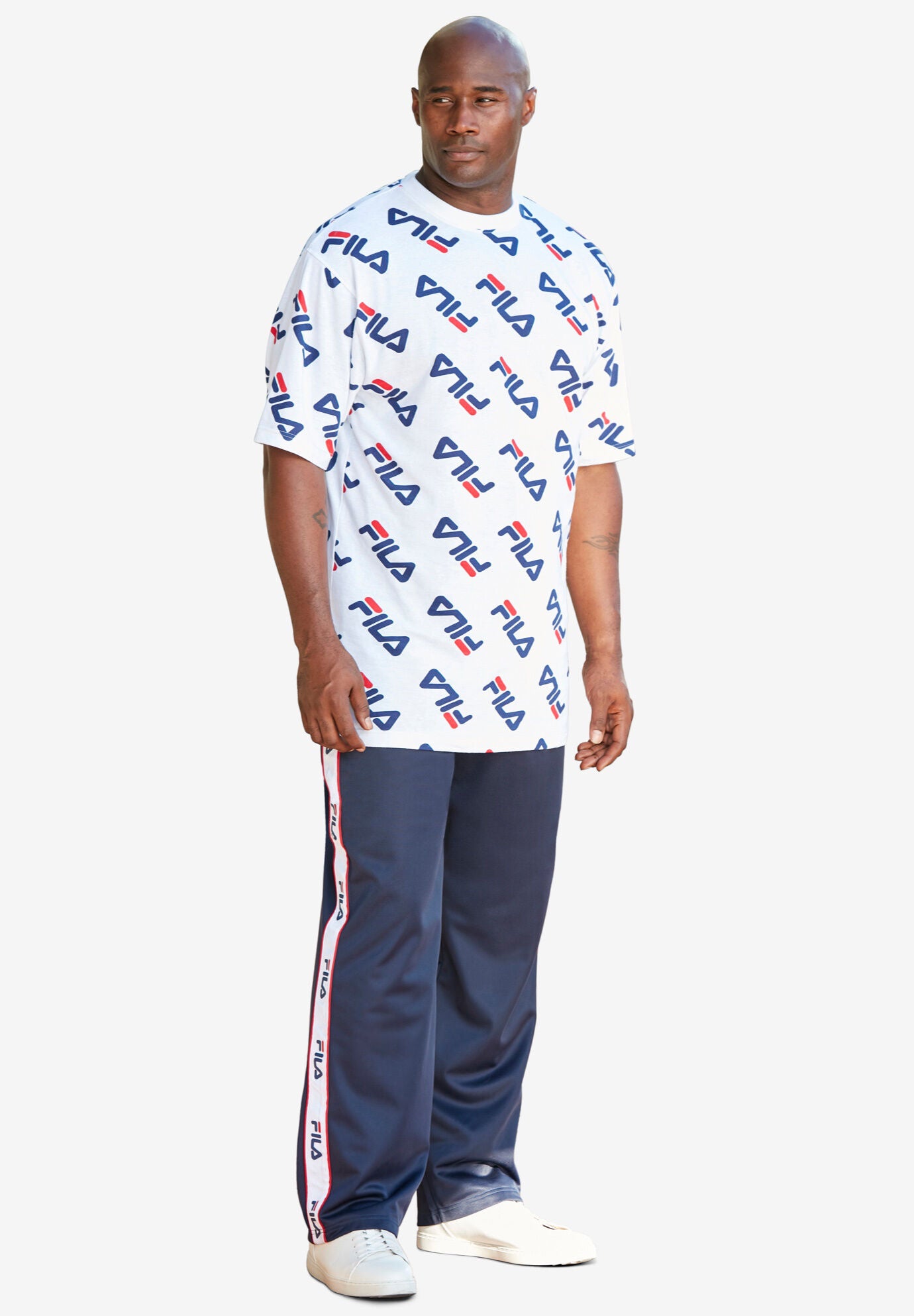 Fila sweat suit big and tall outlet