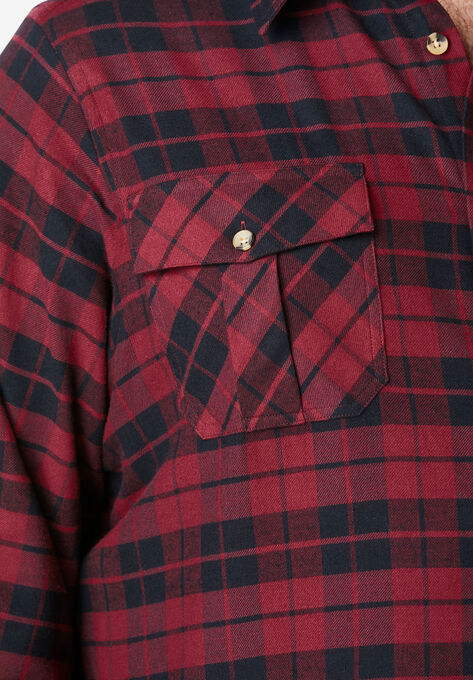 Plaid Flannel Shirt, , alternate image number null