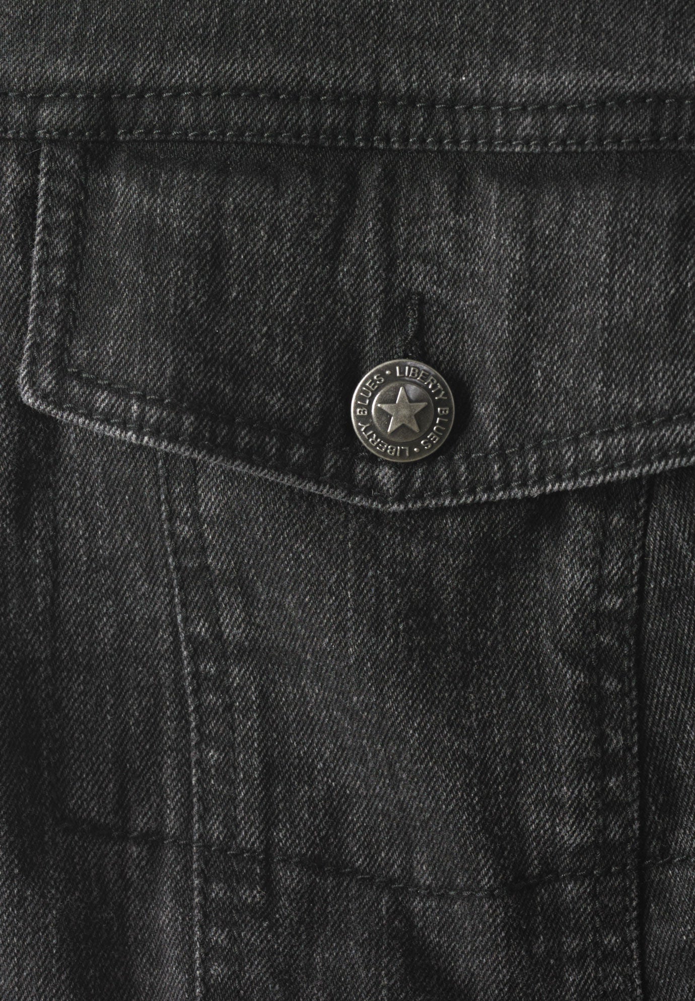 Liberty Blues Relaxed Fit Denim Jacket Stonewash King Size