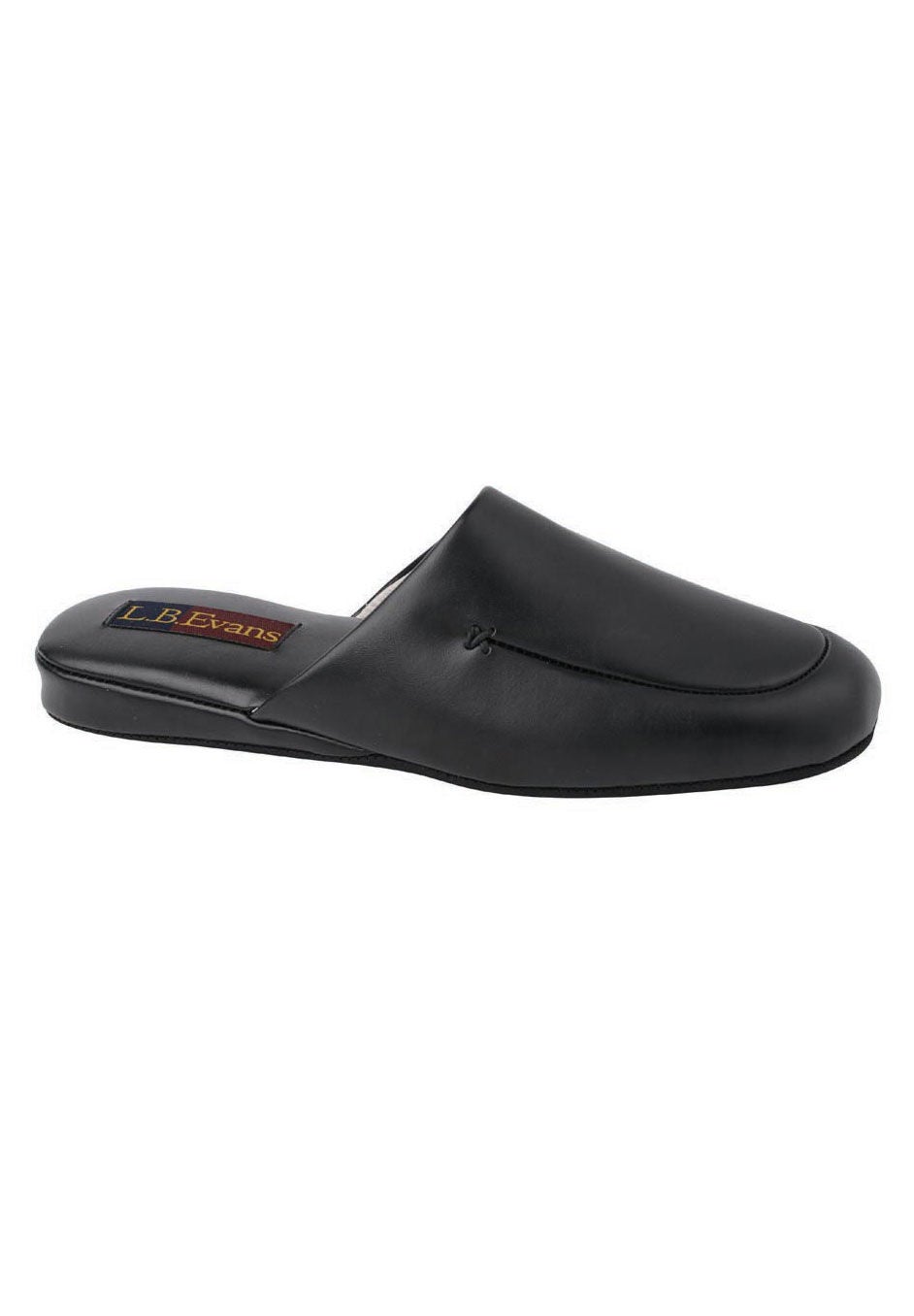 L.B. Evans Duke Scuff Leather Slippers King Size