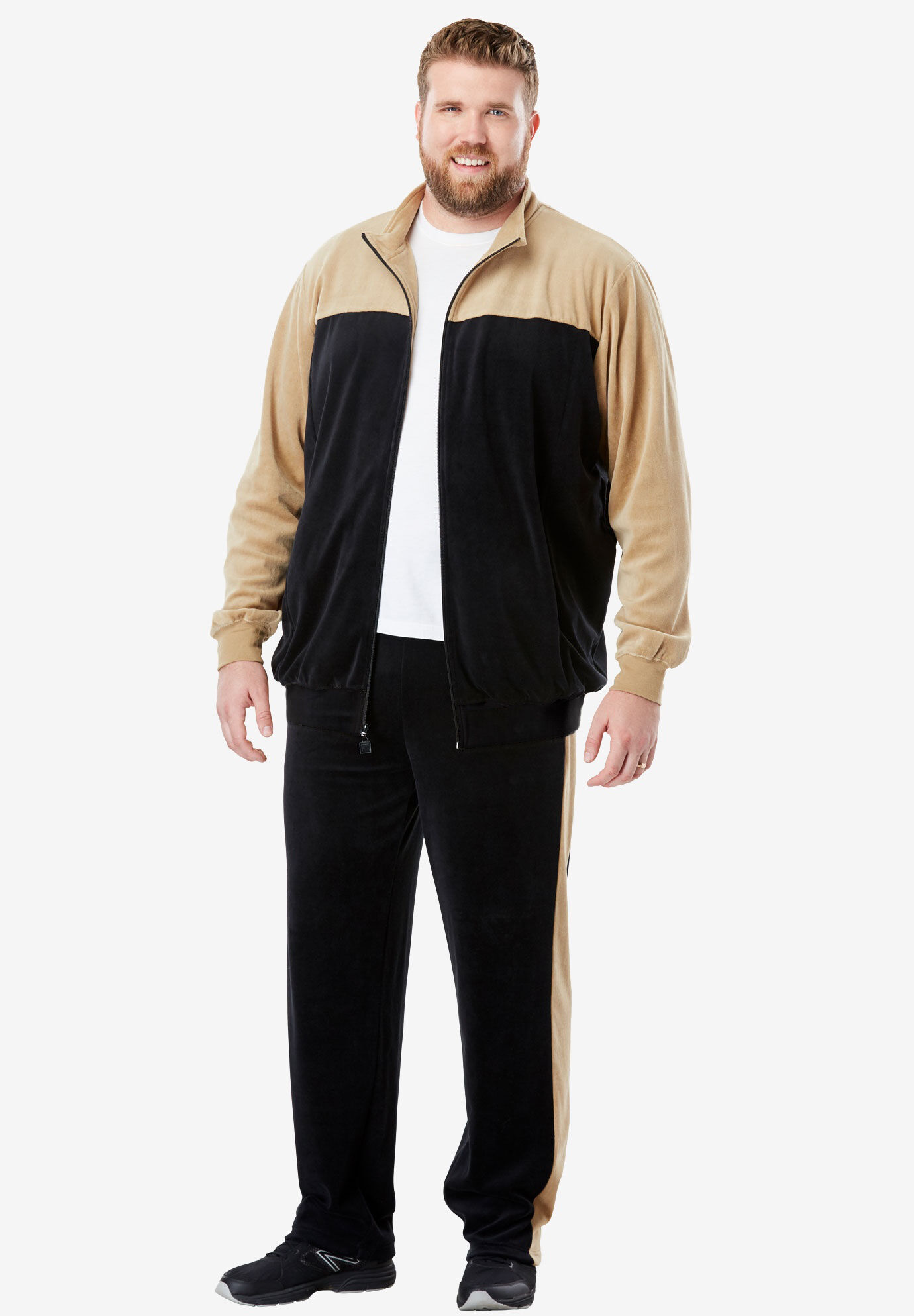 big and tall designer sweat suits