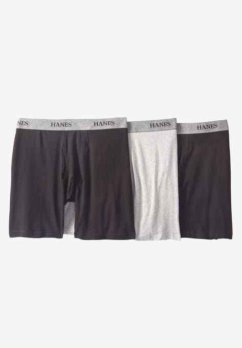 Hanes Freshiq Boxer Briefs 3 Pack Big And Tall Boxer Briefs