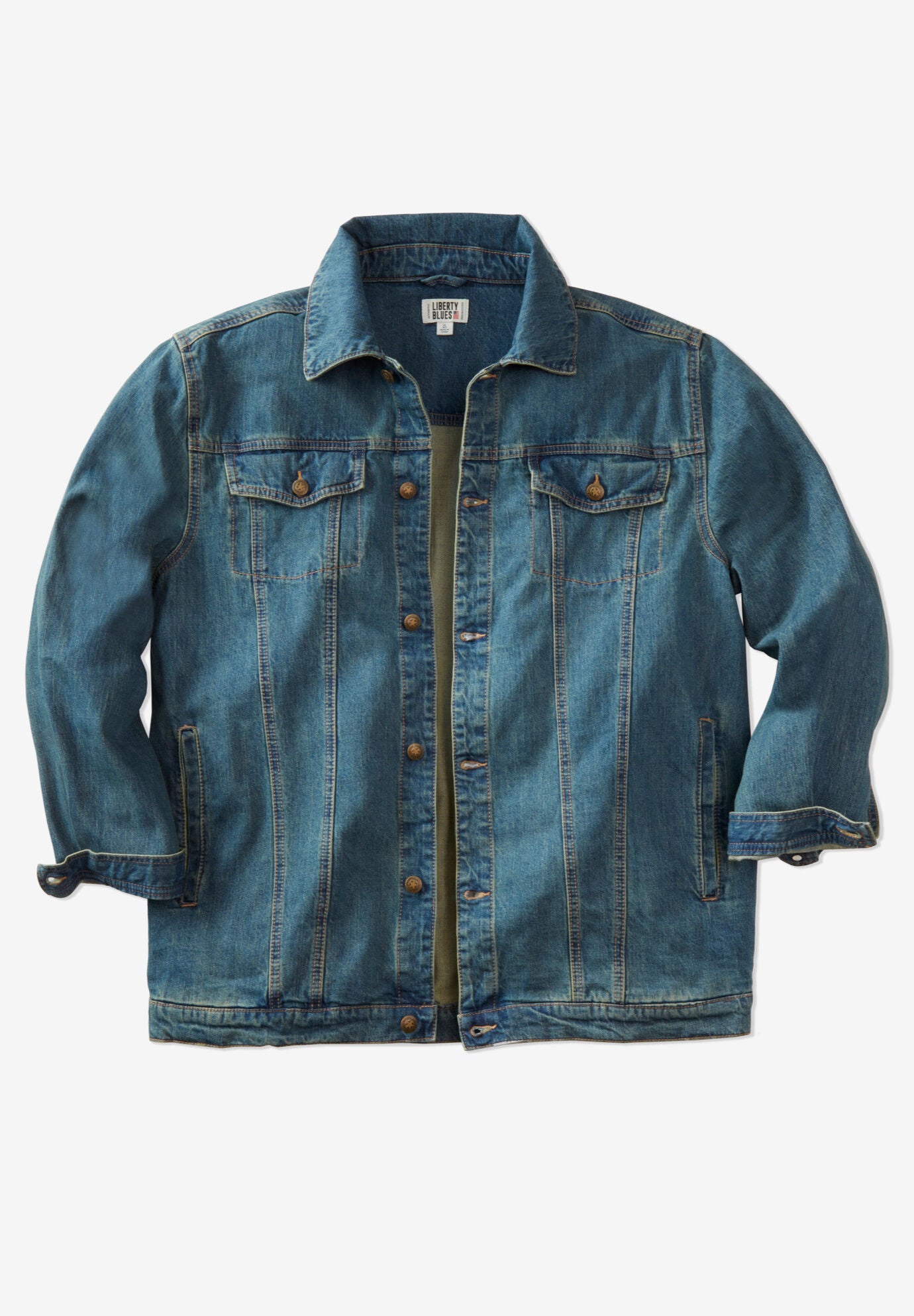 Big and tall jean jacket vest online