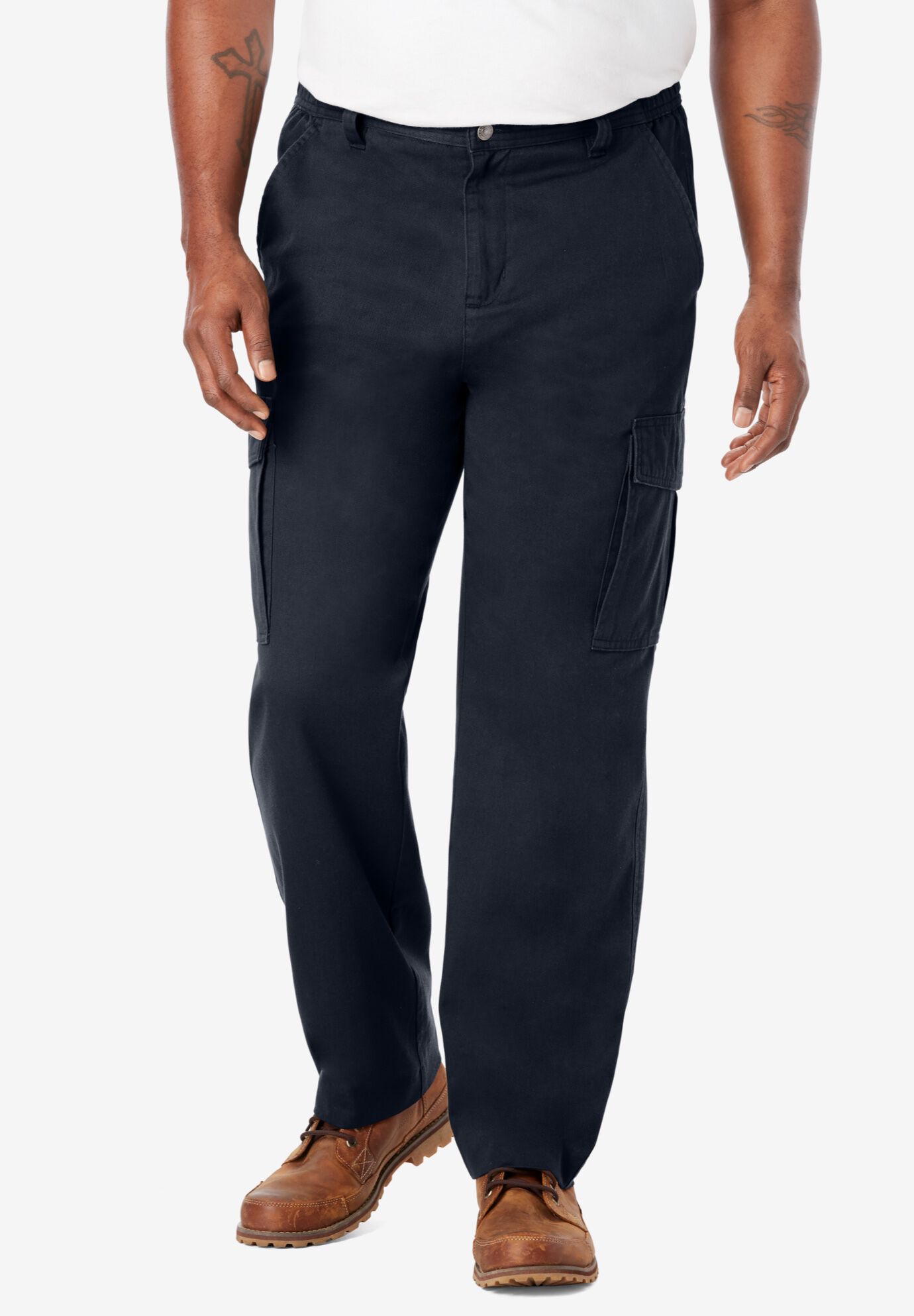 Wrangler elastic waist cargo pants discount