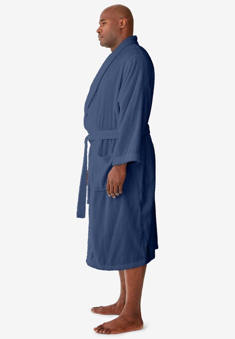 Terry Bathrobe With Pockets Big And Tallunderwear Sleepwear