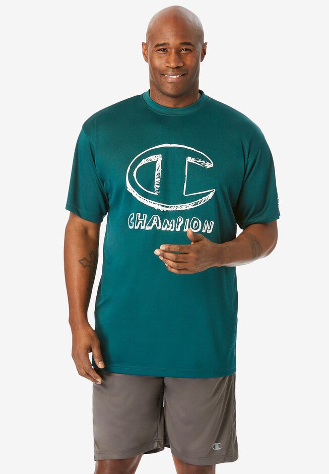 Performance Logo Tee, MARINE GREEN, hi-res image number null