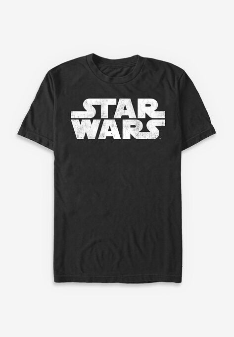 Classic Star Wars Logo Tee, BLACK, hi-res image number null