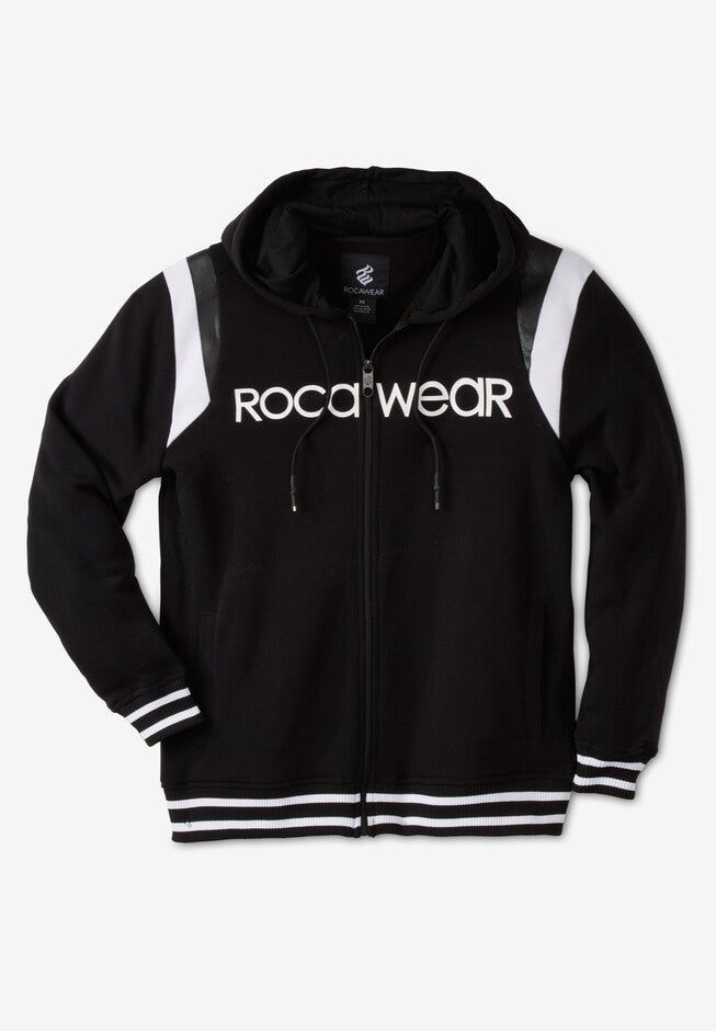 Rocawear® Pro League Zip Hoodie, BLACK, hi-res image number null
