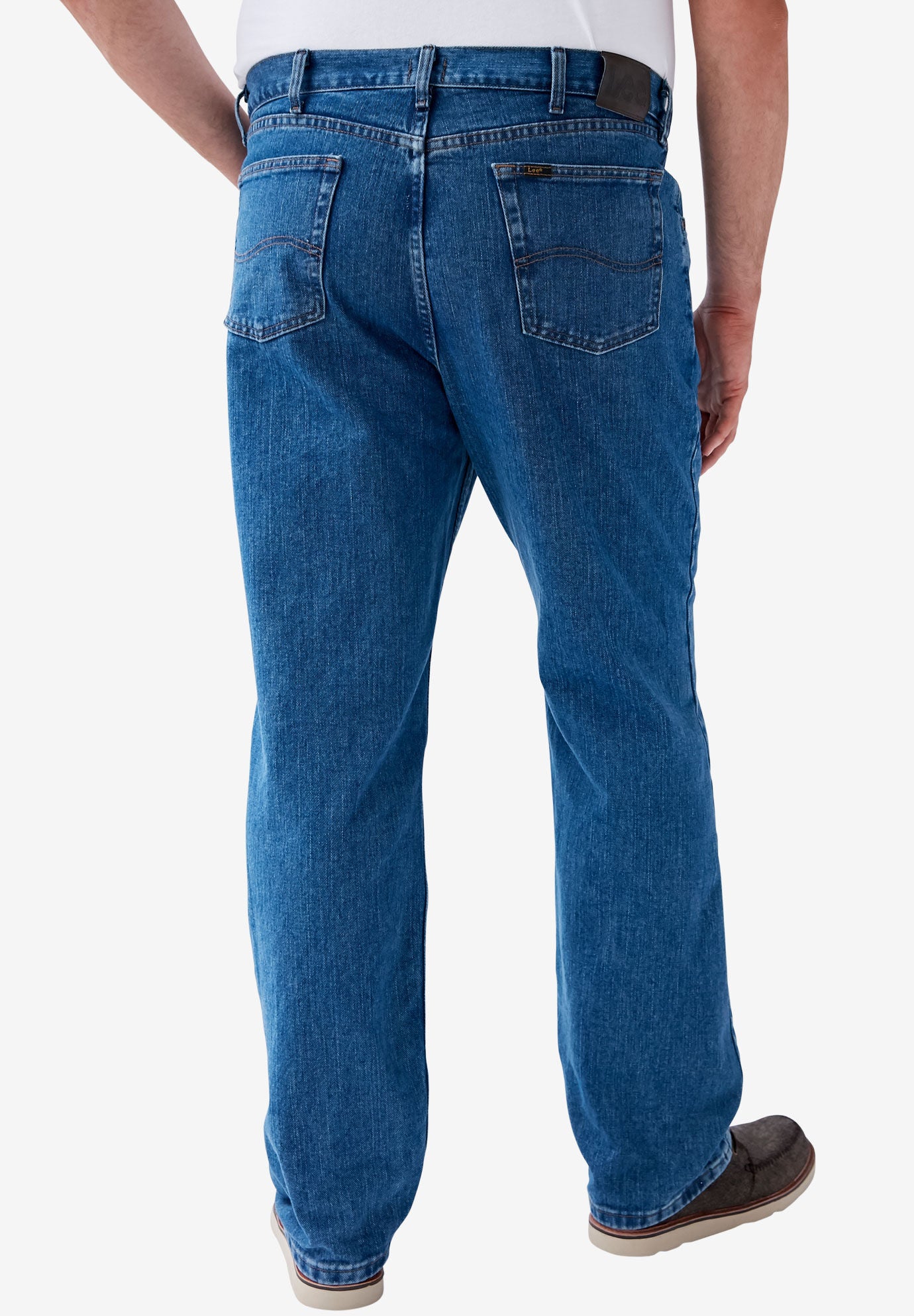 Straight Leg Regular Fit Jeans by Lee&reg;, , on-hover image number 1