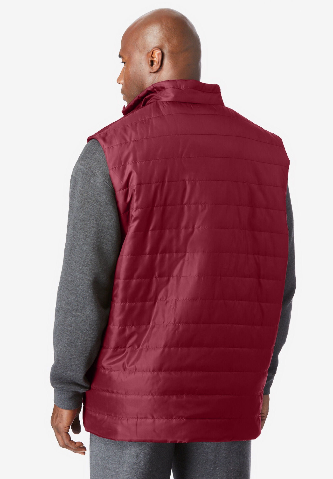 Packable puffer vest King Size