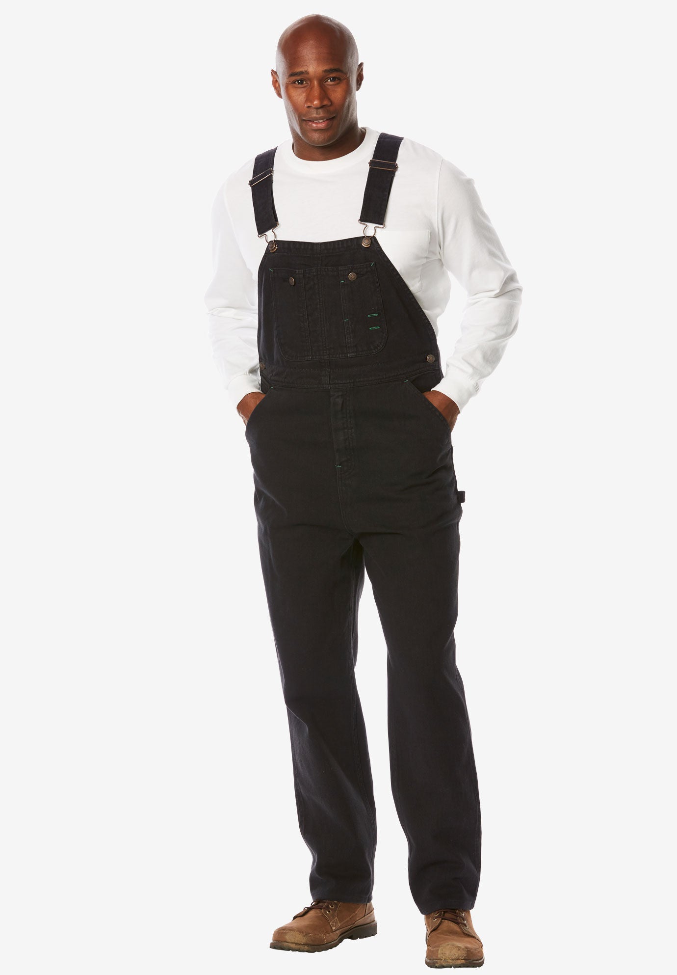 Lightweight Denim Overall - Relaxed Fit, Rigid Wash | King Size