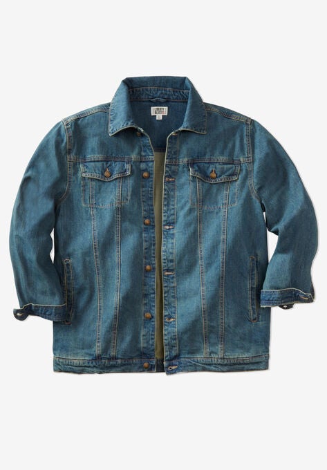 Liberty Blues Denim Jacket Big And Tallcasual Jackets King Size