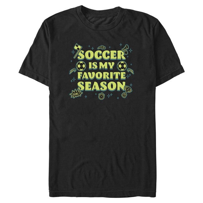 Soccer Is My Favorite Season, BLACK, hi-res image number 0