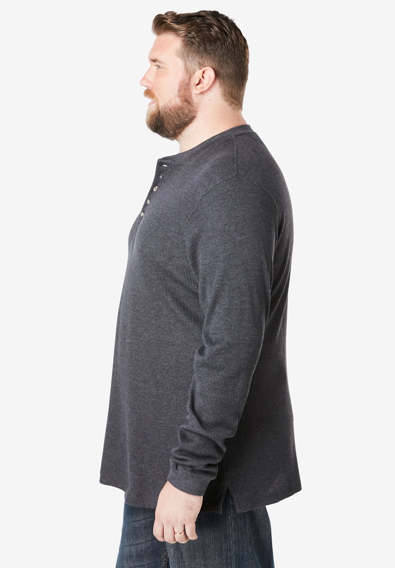 Big and top tall thermal henley