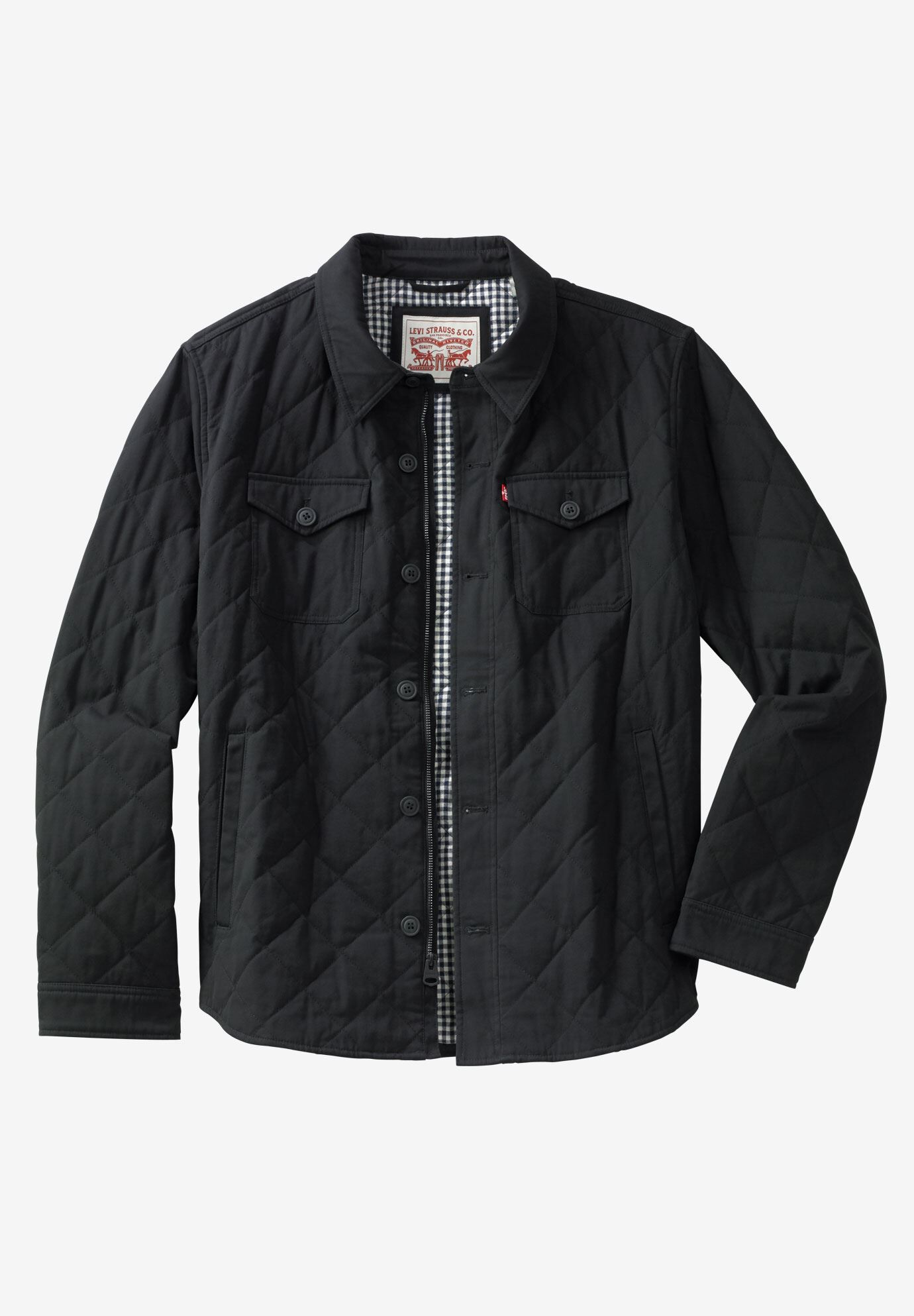 levi's quilted shirt jacket