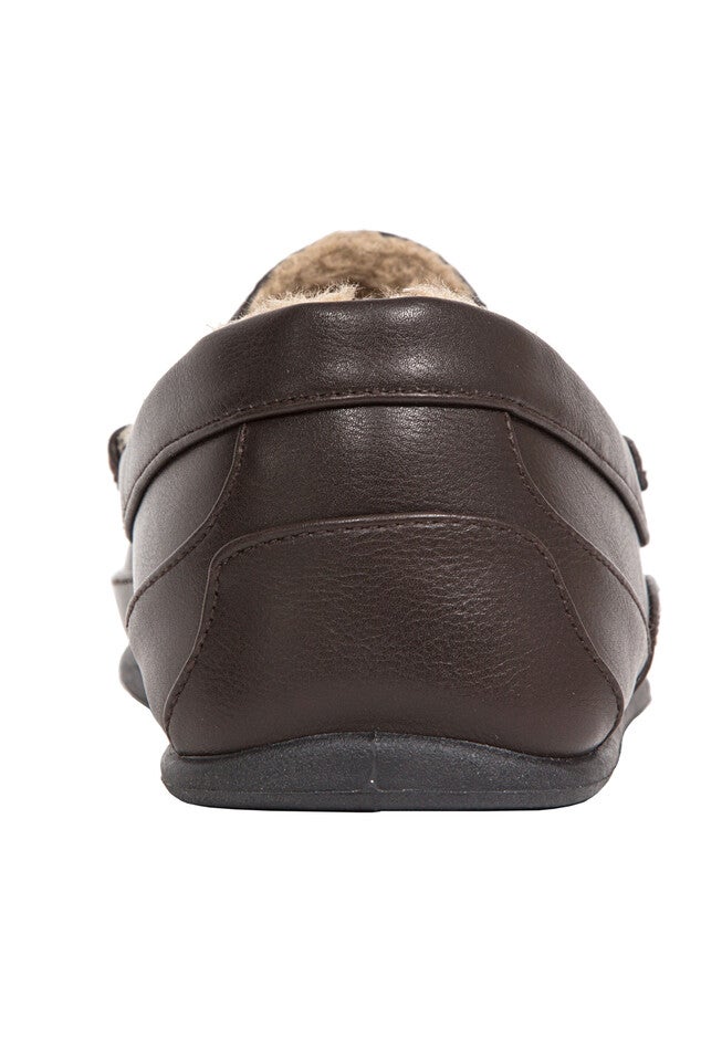 Spun Faux Leather Slippers, , on-hover image number null