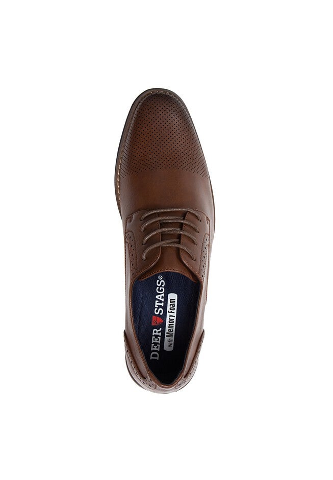 Deer Stags® Avenal Lightweight Perf Cap Toe Oxford Shoes with Memory Foam, , alternate image number null