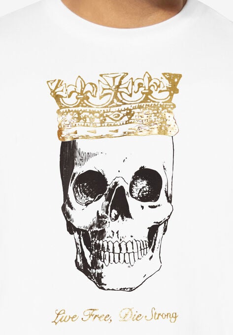 MVP Collections® Skull Graphic T-Shirt, , alternate image number null