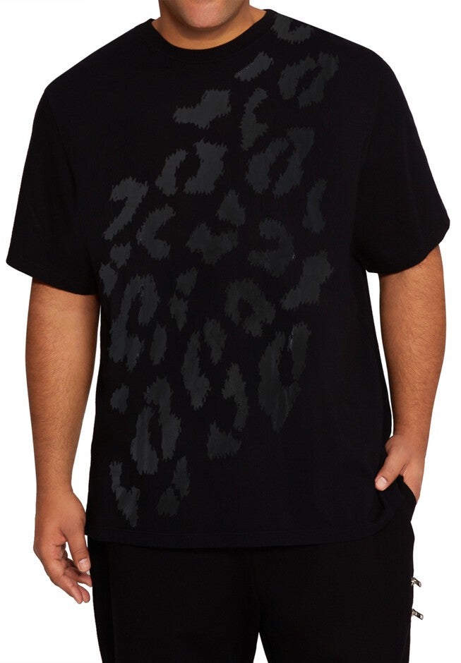 MVP Collections® Cheetah Graphic T-Shirt, ONYX, hi-res image number null