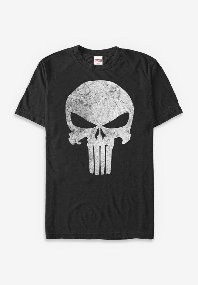 Marvel Punisher Skull Tee, BLACK, hi-res image number 0