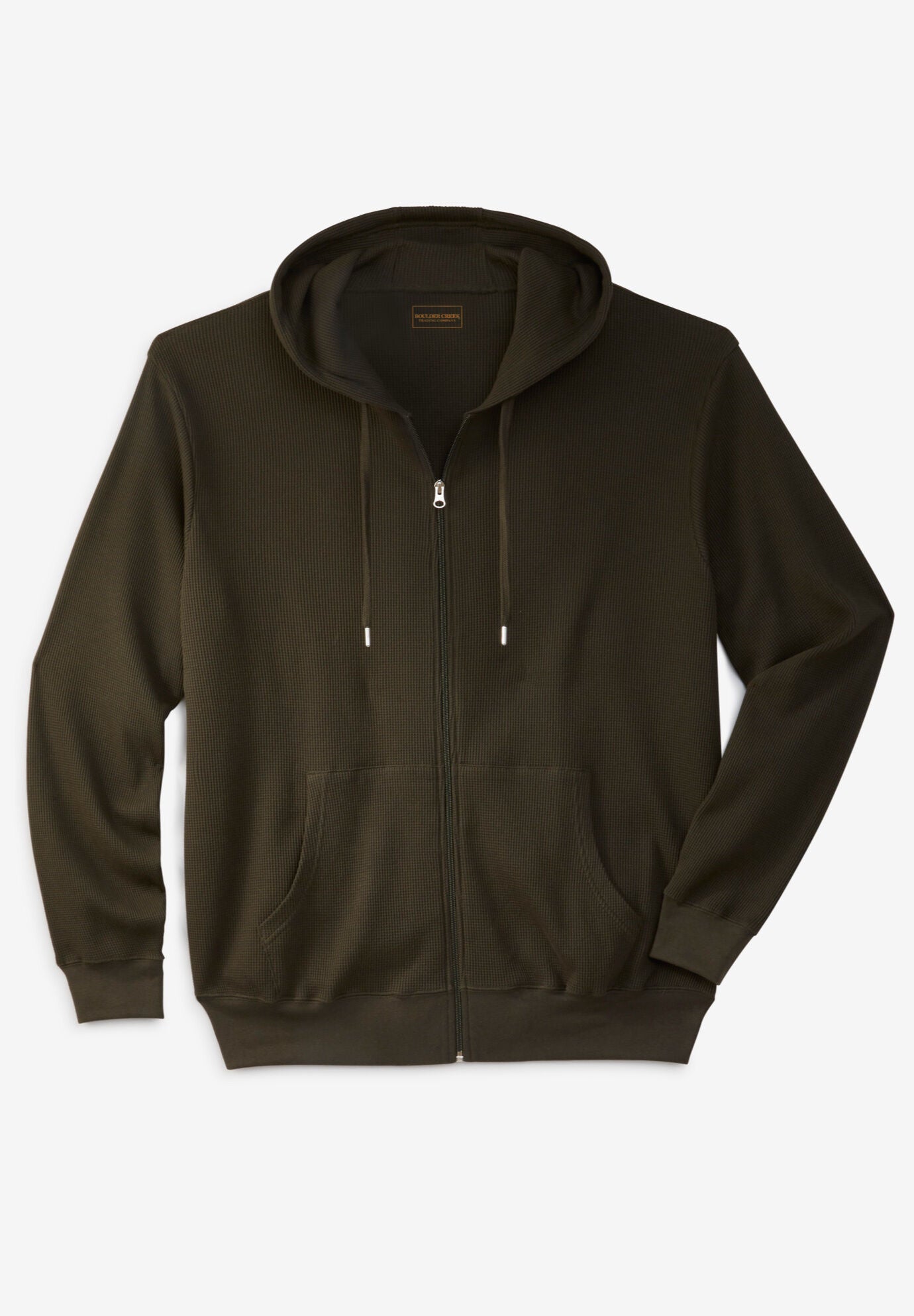 Waffle zip hotsell up jacket