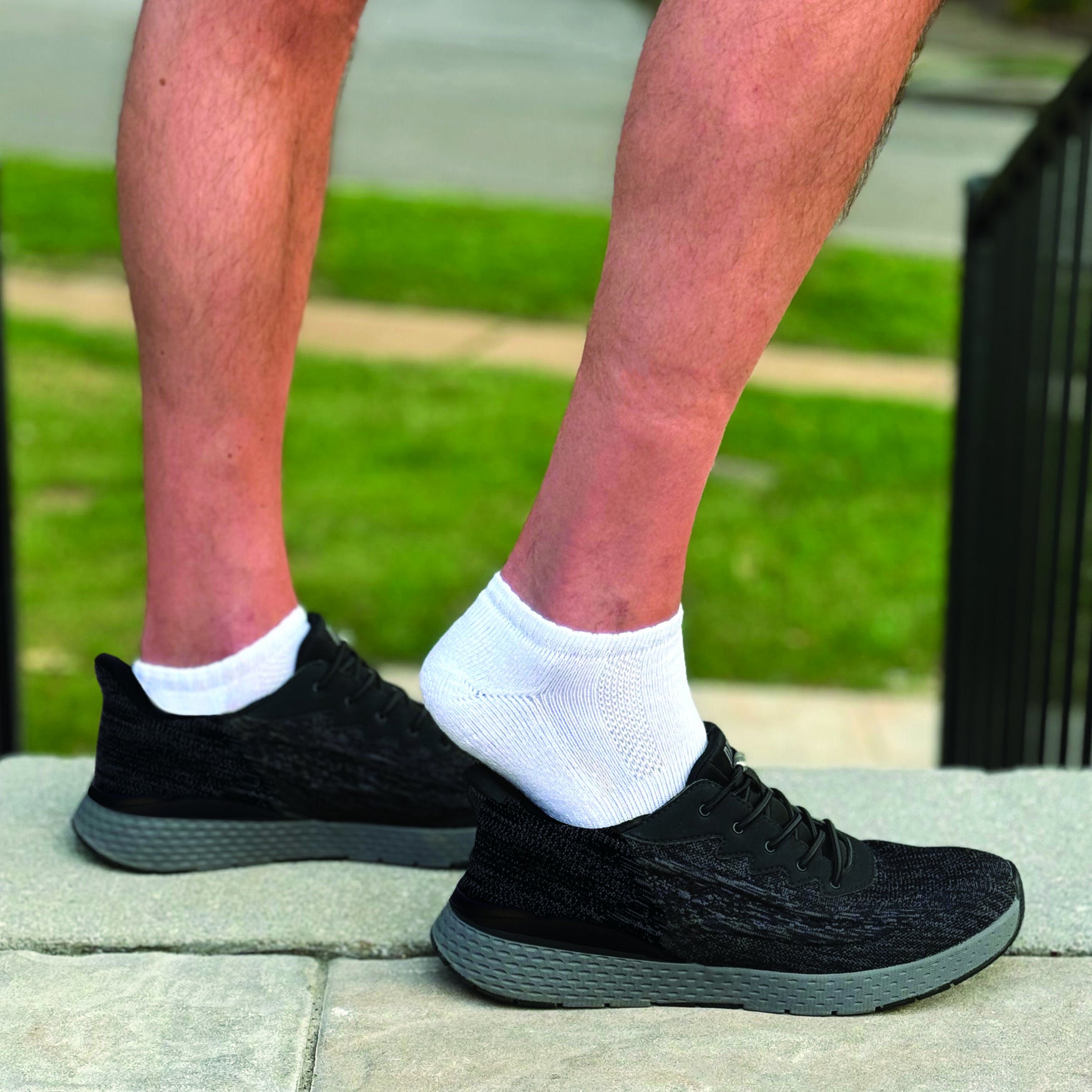 Explore II Hands Free Sneaker, BLACK GREY, alternate image number 7
