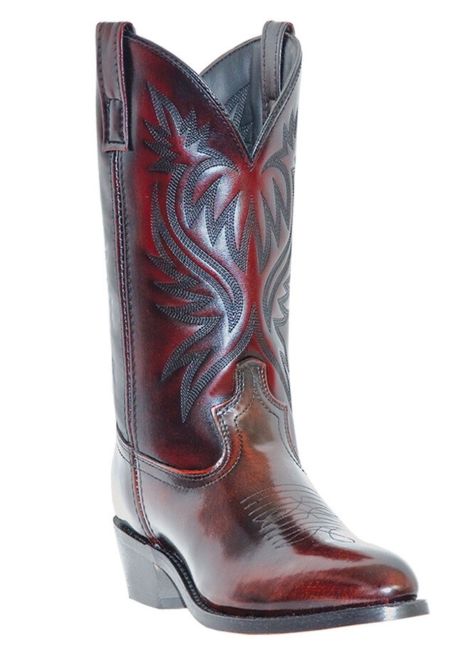Laredo 12 inches Cowboy Boots, BLACK CHERRY, hi-res image number 0