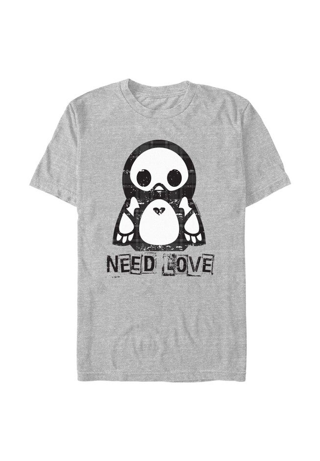 Penguin Needs Love Tops & Tees, ATHLETIC HEATHER, hi-res image number null