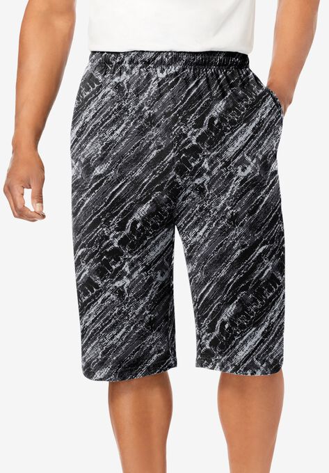 Lightweight Extra Long Jersey Shorts, RIGID CAMO, hi-res image number null