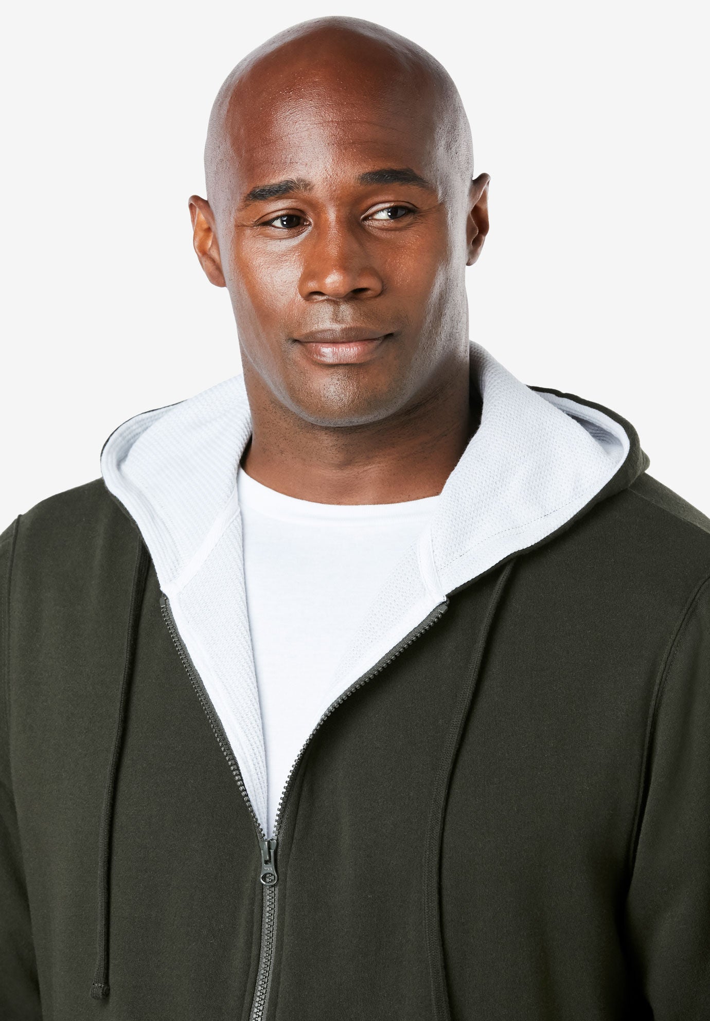 Full zip cheap thermal hoodie