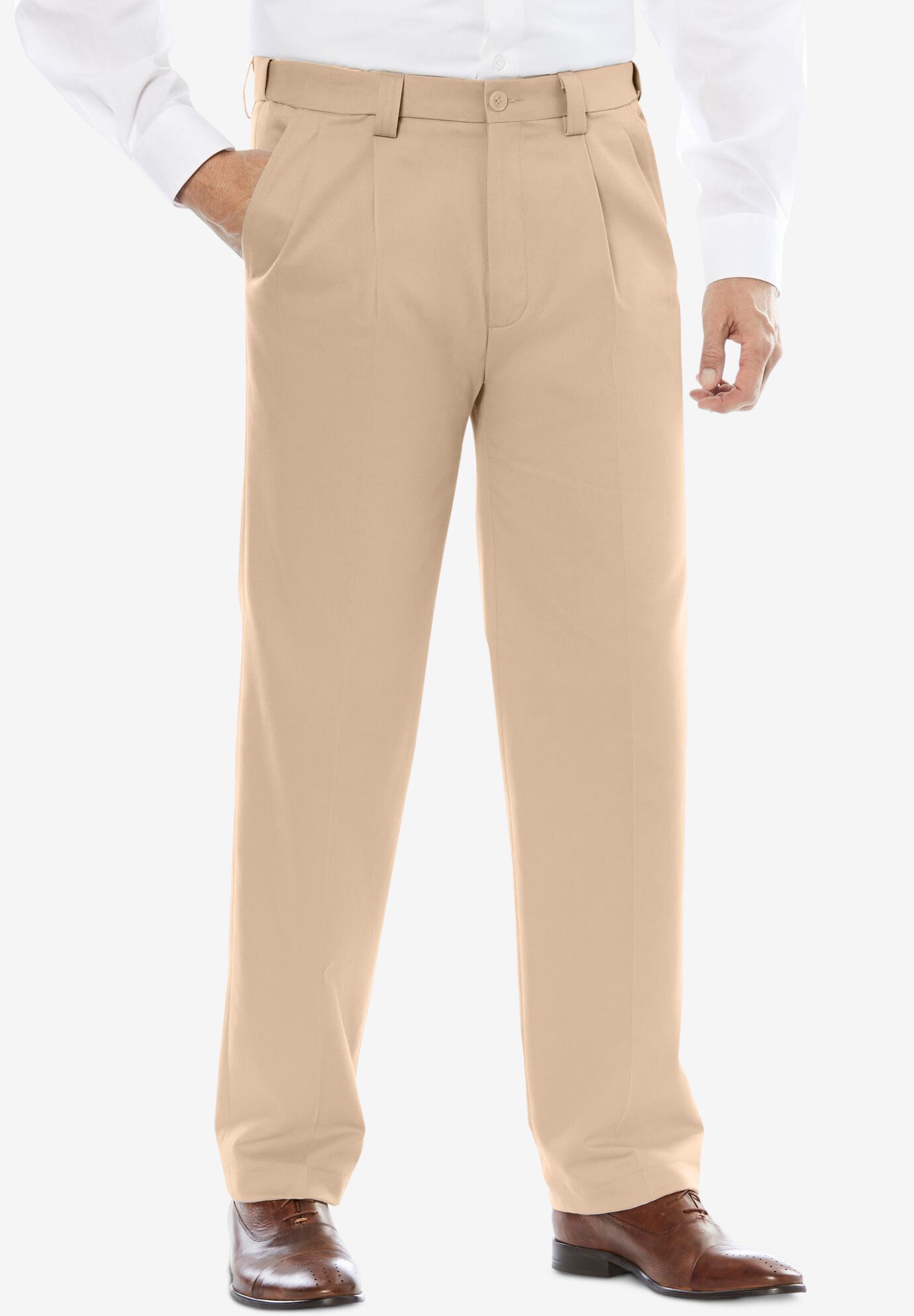 Wrinkle free trousers