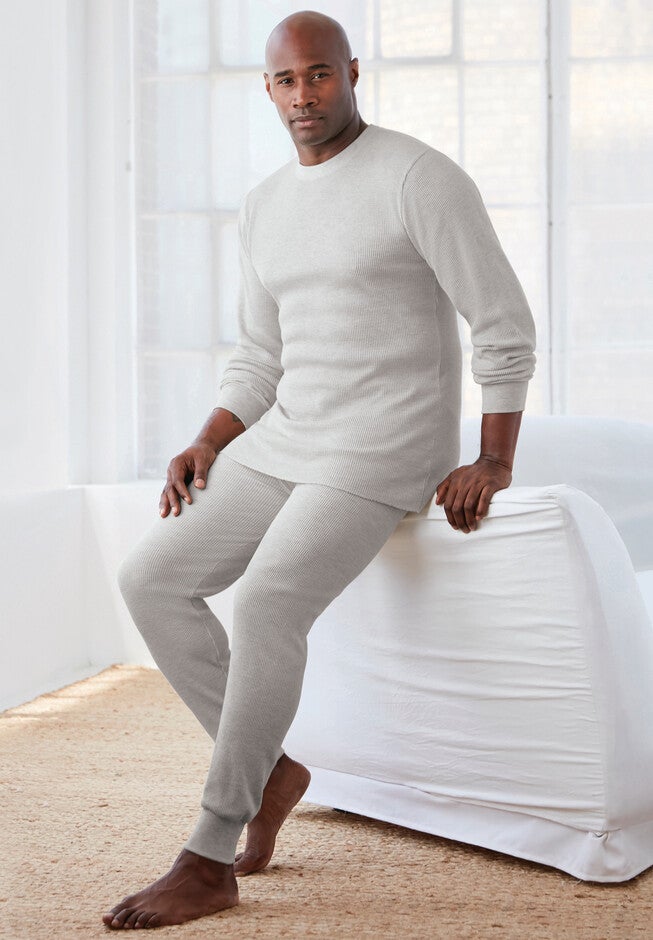 Heavyweight Thermal V-Neck Underwear Shirt, , alternate image number null