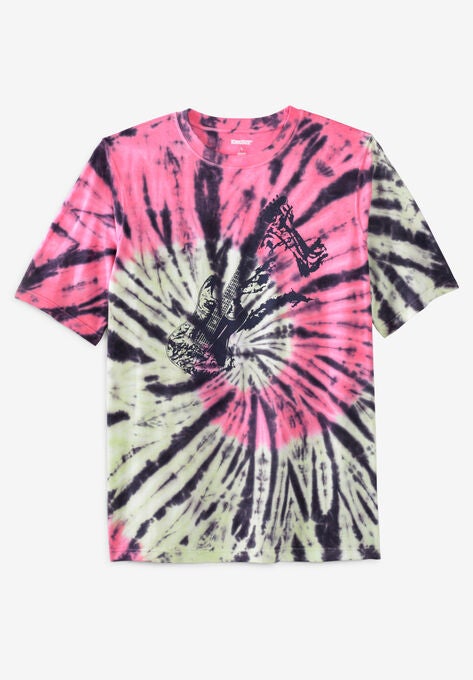womens tie dye graphic tee