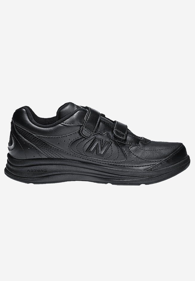 Velcro Walking Shoes - Extra Cushioning, White | King Size