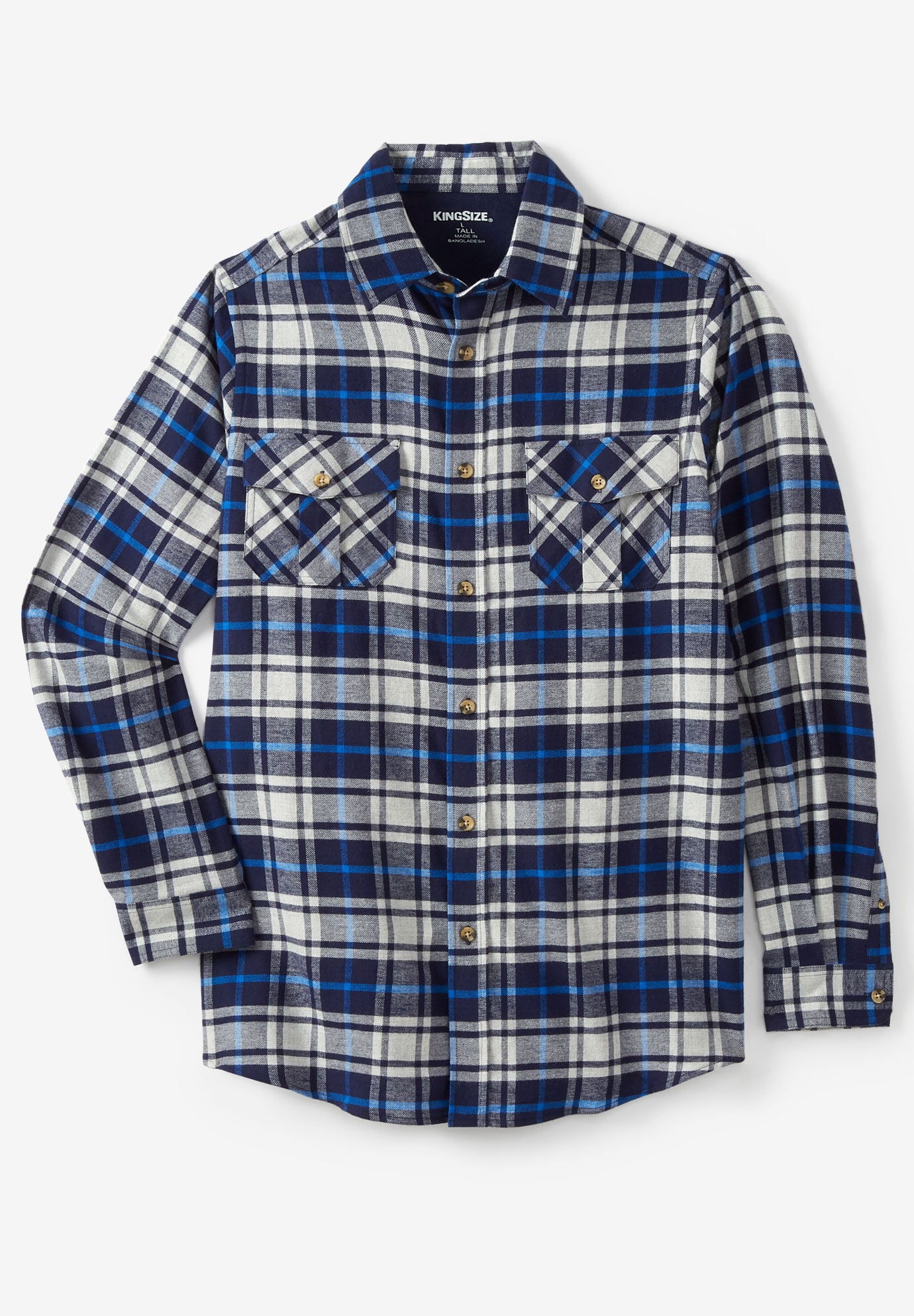 Big and store tall flannel shirts