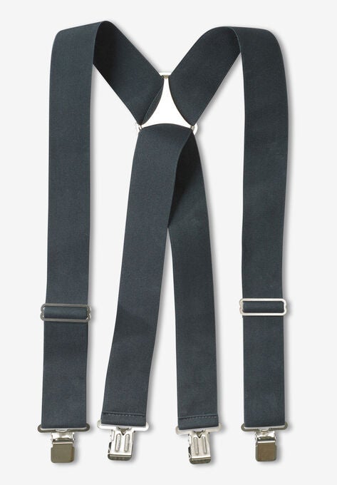 Heavy Duty Suspenders, CHARCOAL, hi-res image number null