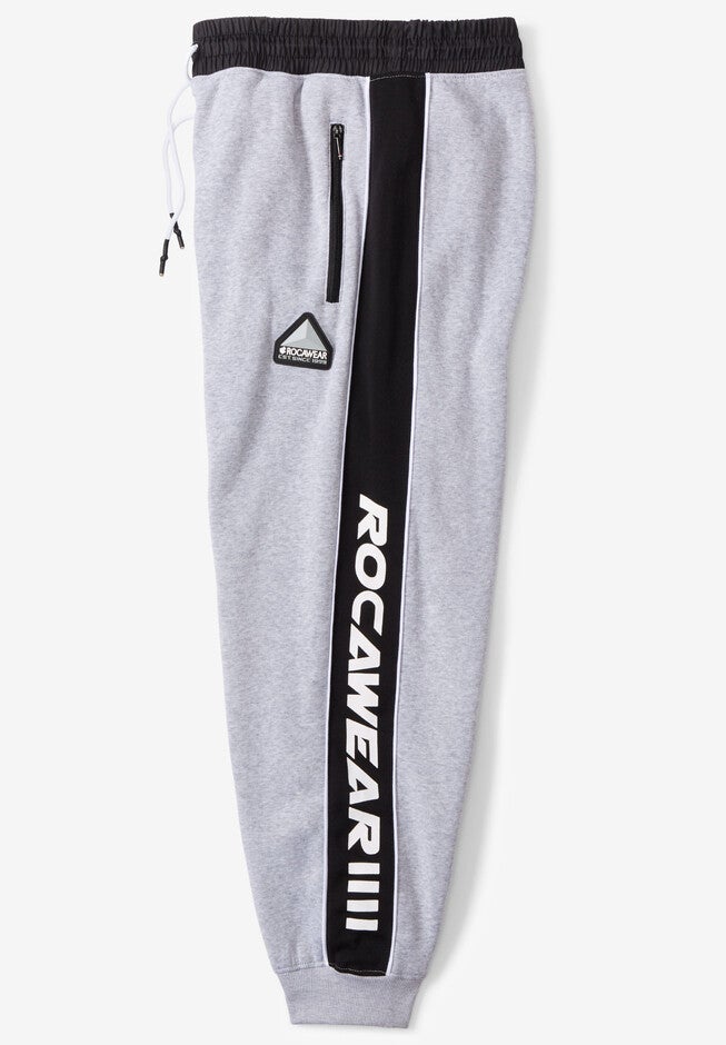 Rocawear® Supercharge Fleece Sweatpant, HEATHER GREY, hi-res image number null