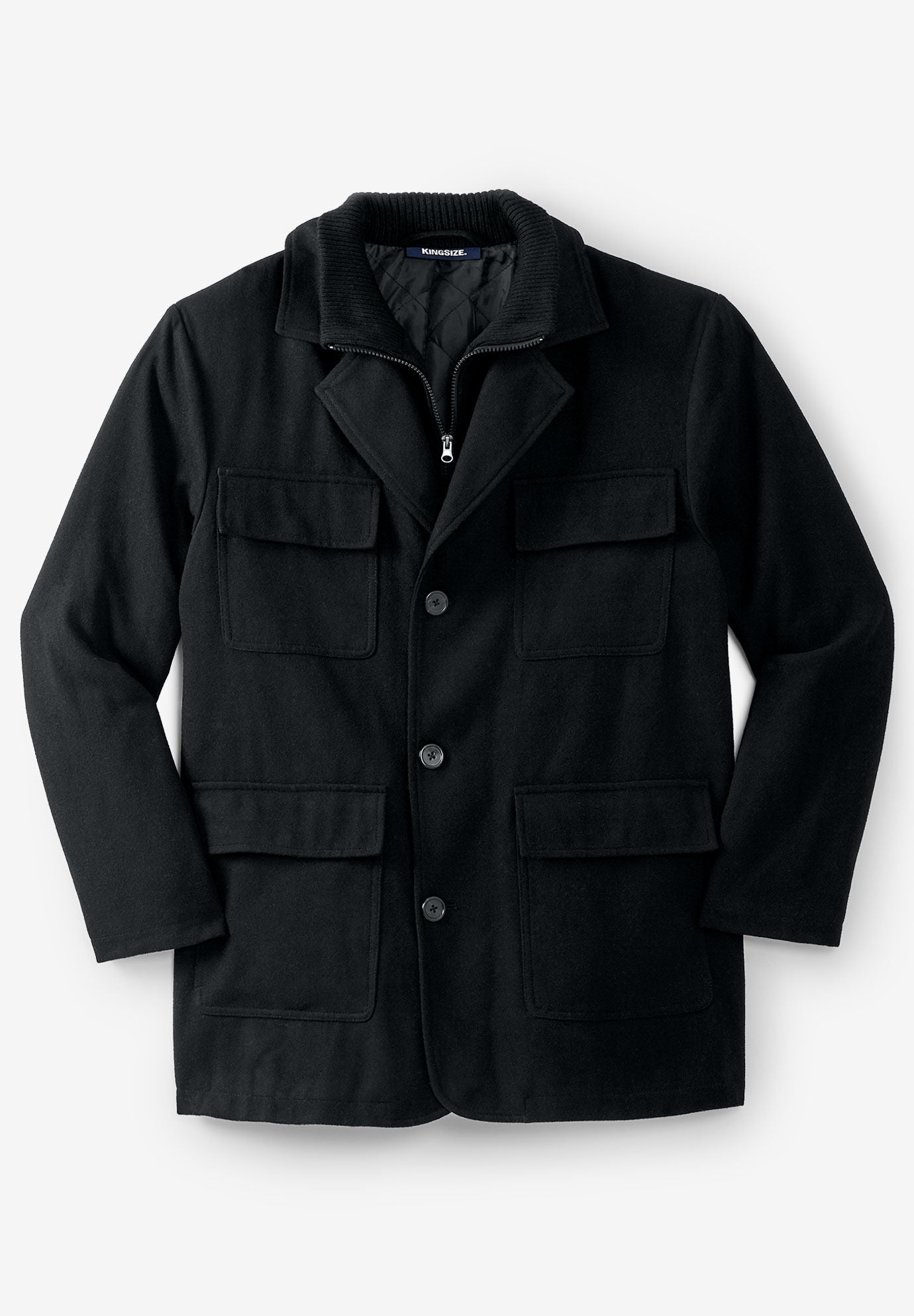 Leather Bomber Jacket King Size