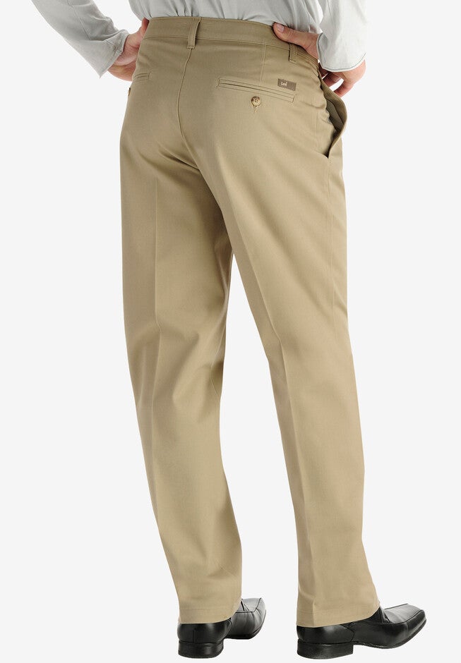 Lee® Custom Fit Relaxed Fit Pleated Front Pants, , alternate image number null