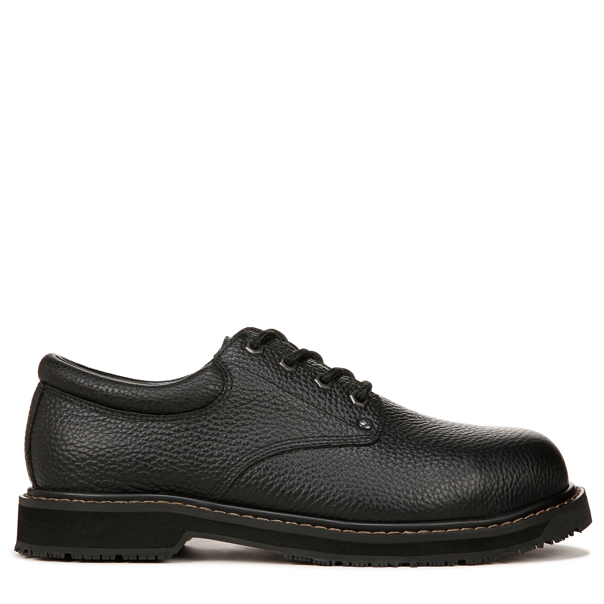 Harrington Composite Toe Slip Resistant Oxford, BLACK, alternate image number 3