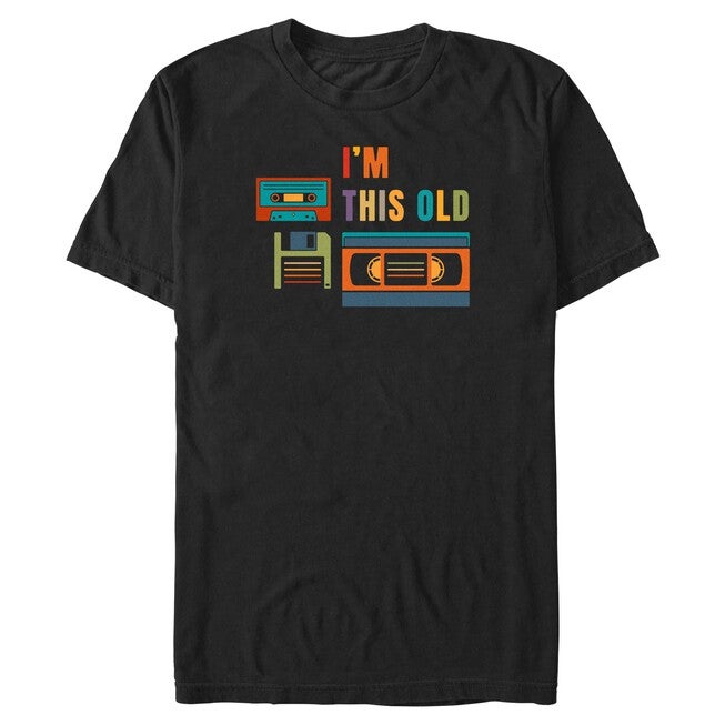 IM This Old - Old Data Storage Media, BLACK, hi-res image number 0