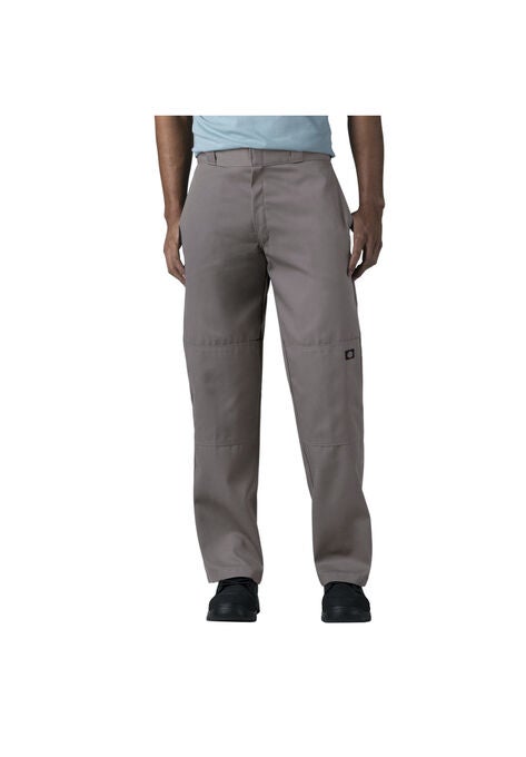Dickies Loose Fit Double Knee Work Pants, SILVER, hi-res image number null