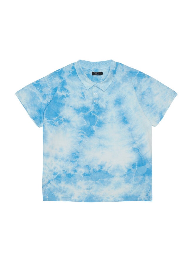 Sky Tie-Dye Polo, , on-hover image number null