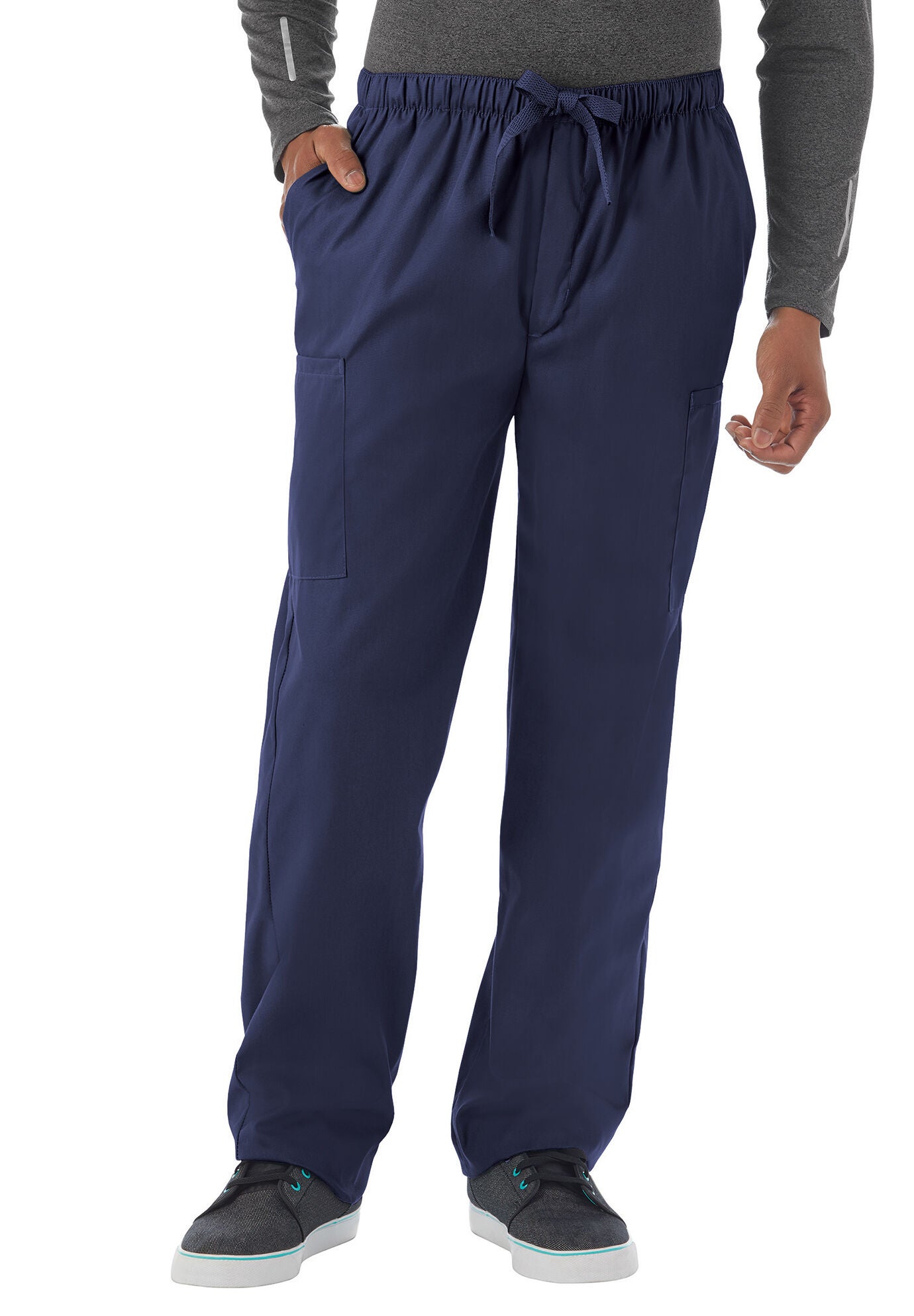 Unisex Five Pocket Scrub Pant, NAVY, hi-res image number 0
