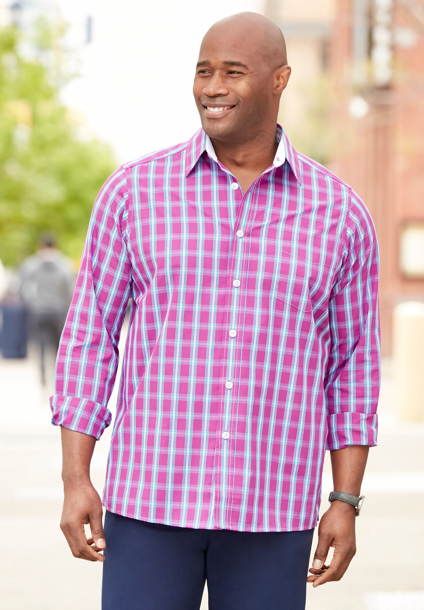 Casual tucked in shirt store