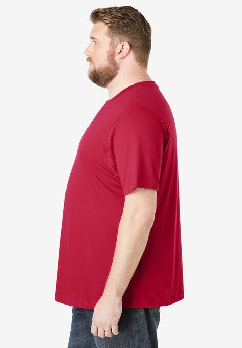 Shrink-Less™ Lightweight Crewneck T-Shirt, , alternate image number null