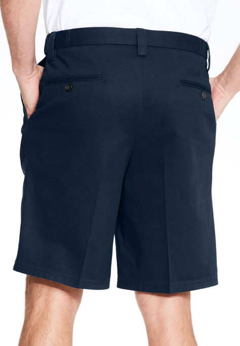 Wrinkle-Free Expandable Waist Pleat Front Shorts, , on-hover image number null