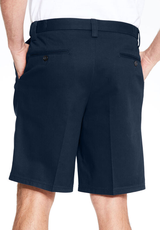 LEE Mens Big /& Tall Comfort-Waist Pleated Short